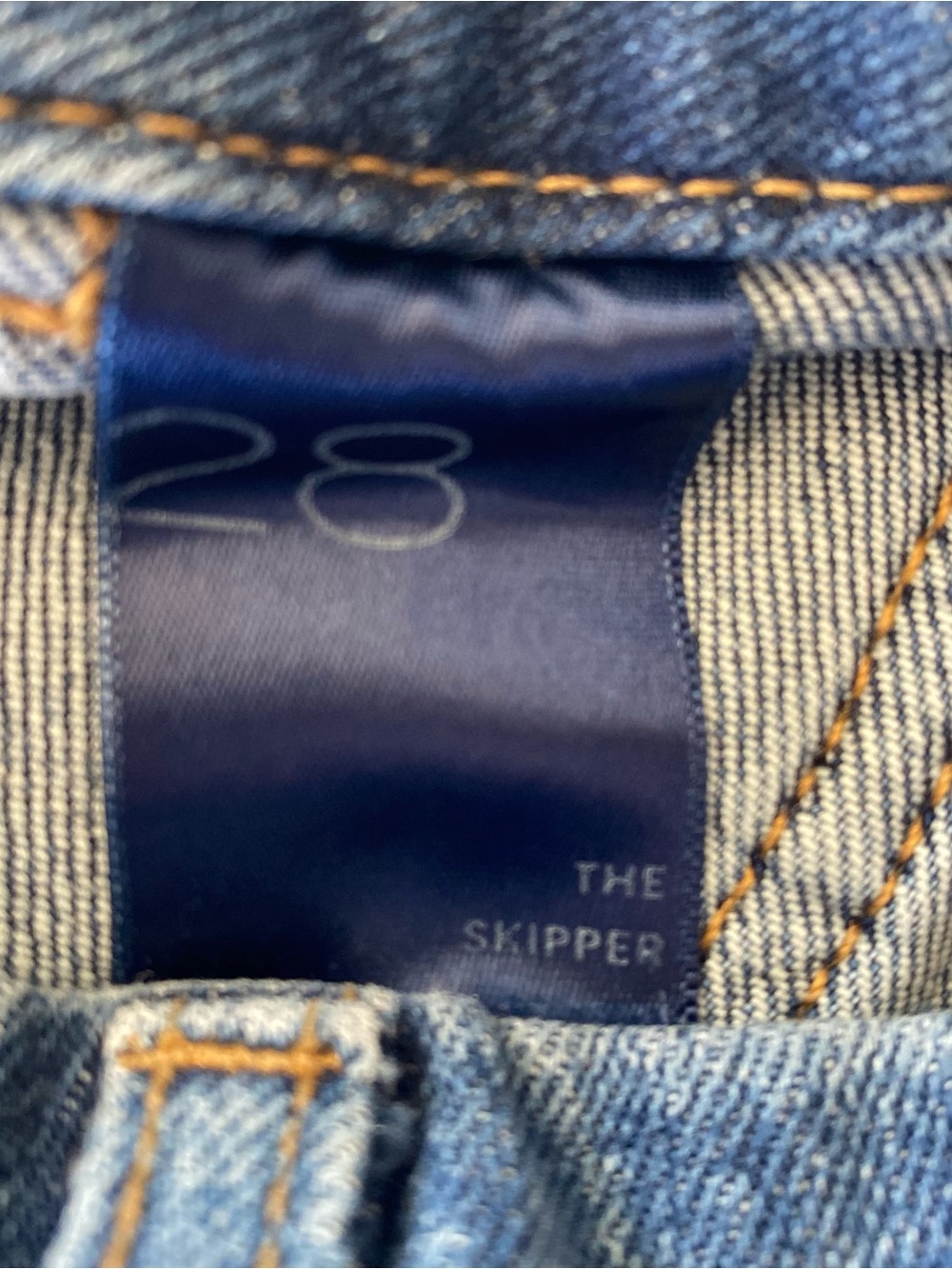 Pilcro Anthropologie
The Skipper Square Pocket Jeans Sz 28 Blue Wash - Picture 6 of 10